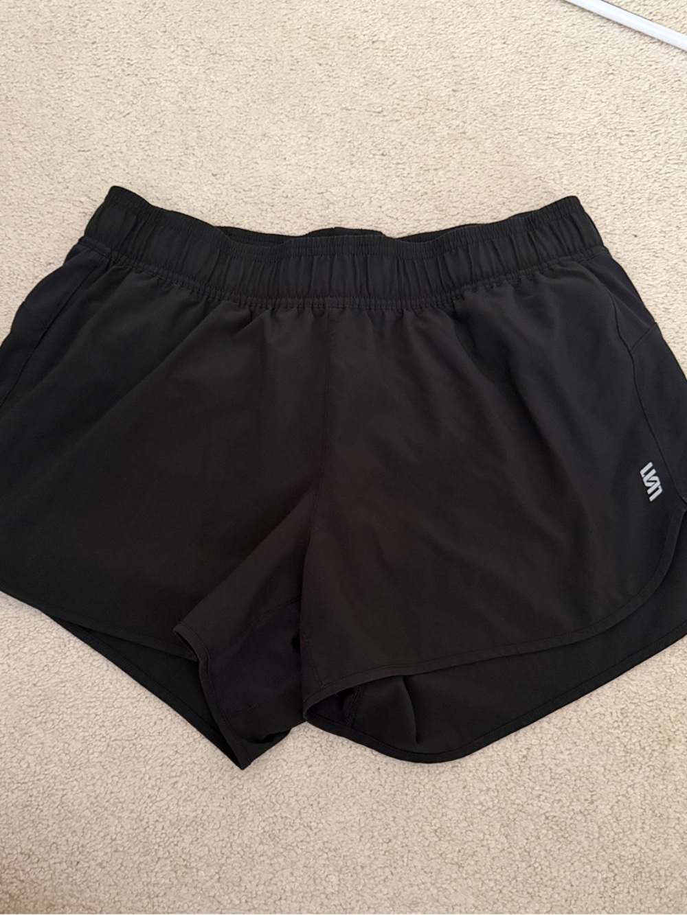 Second skin Women's Black Athletic Running Shorts
